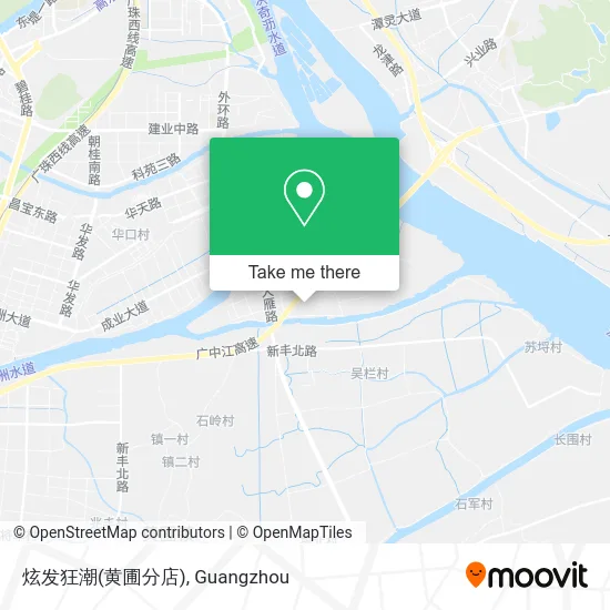 炫发狂潮(黄圃分店) map