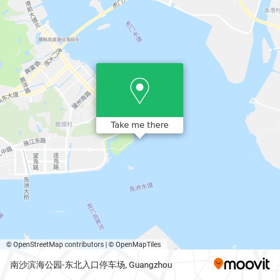 南沙滨海公园-东北入口停车场 map