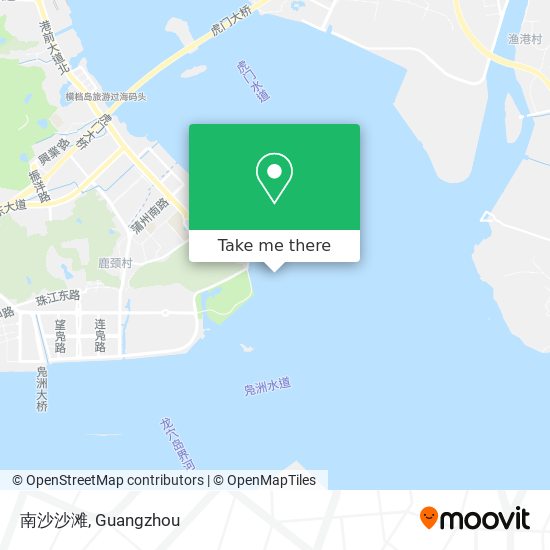 南沙沙滩 map