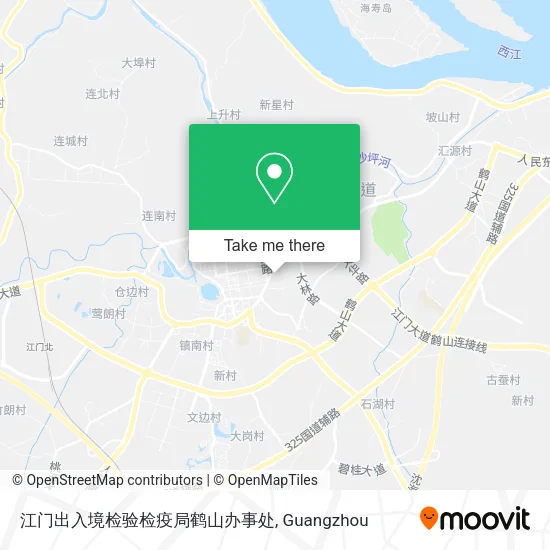 江门出入境检验检疫局鹤山办事处 map