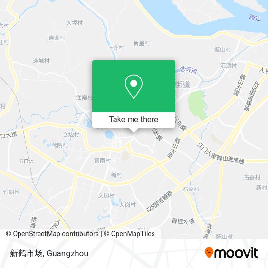 新鹤市场 map