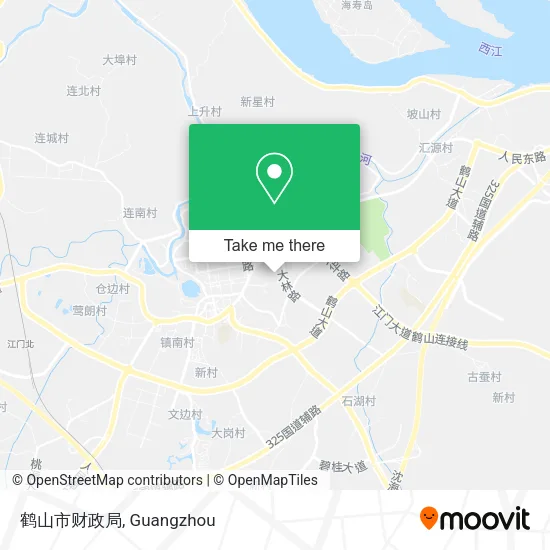 鹤山市财政局 map