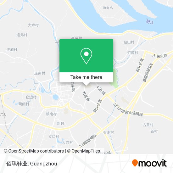 佰琪鞋业 map
