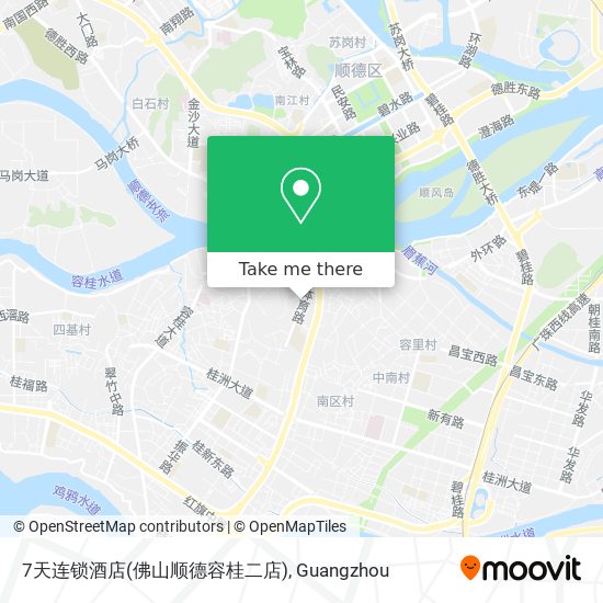 7天连锁酒店(佛山顺德容桂二店) map