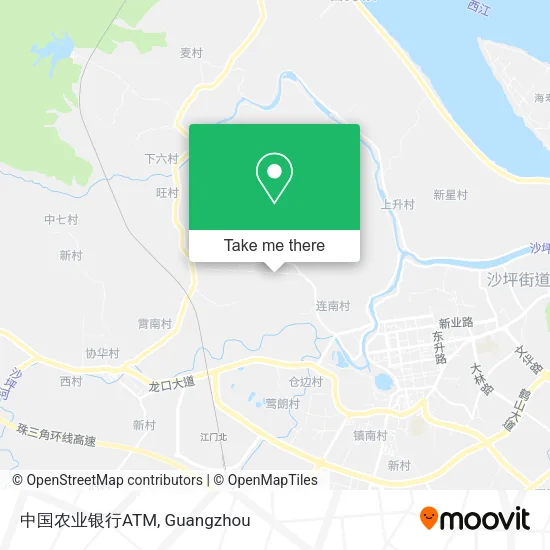 中国农业银行ATM map