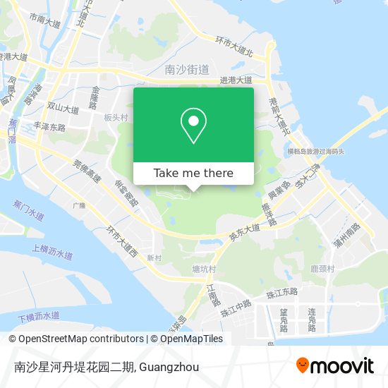 南沙星河丹堤花园二期 map