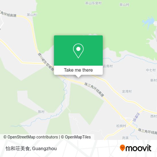 怡和荘美食 map