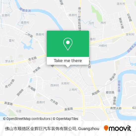 佛山市顺德区金辉巨汽车装饰有限公司 map