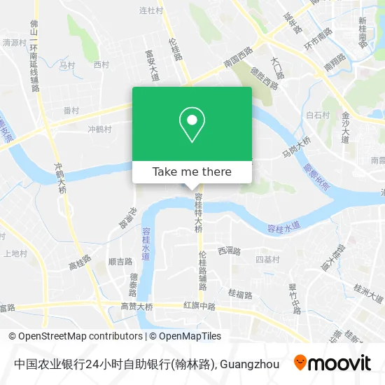 中国农业银行24小时自助银行(翰林路) map