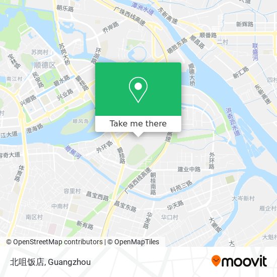 北咀饭店 map
