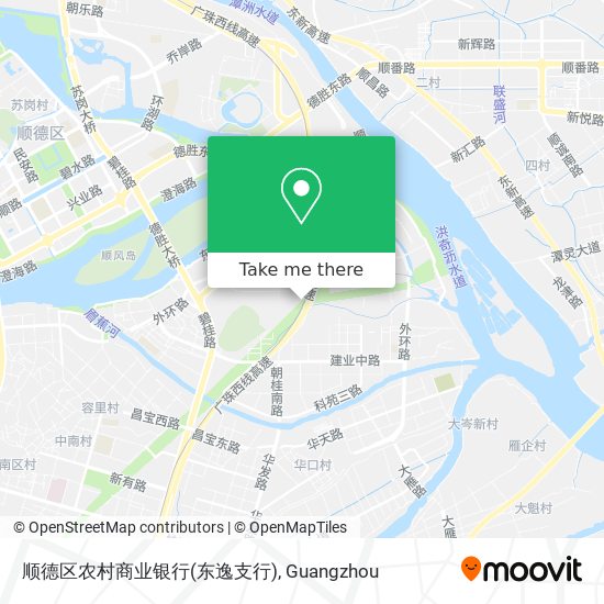 顺德区农村商业银行(东逸支行) map