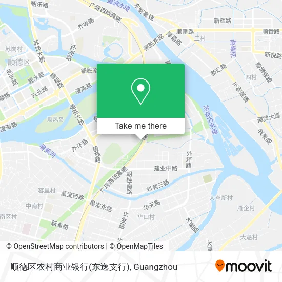 顺德区农村商业银行(东逸支行) map