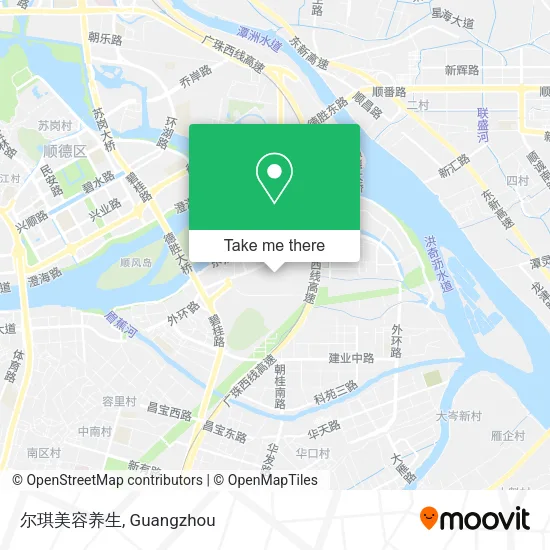 尔琪美容养生 map