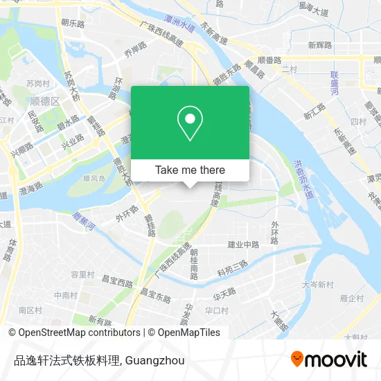 品逸轩法式铁板料理 map