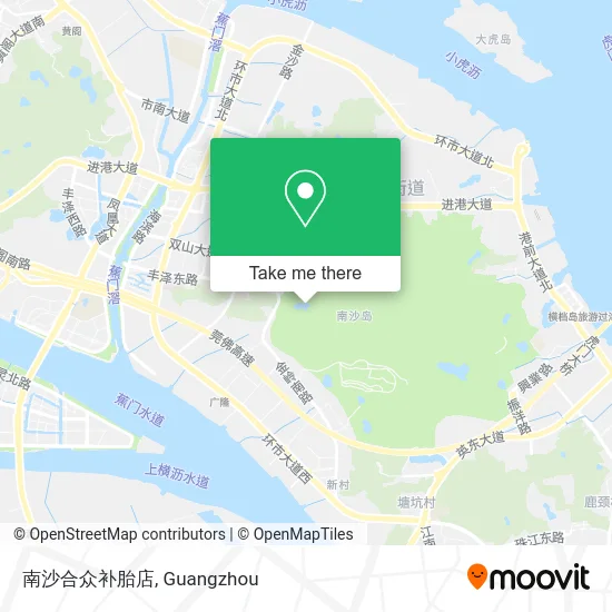南沙合众补胎店 map