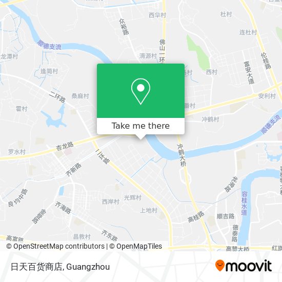 日天百货商店 map