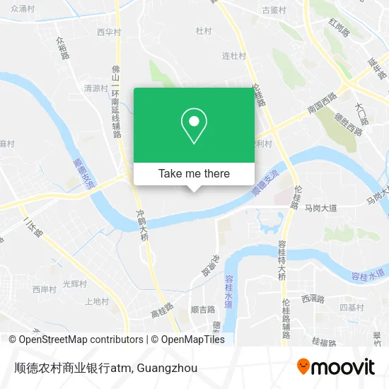 顺德农村商业银行atm map