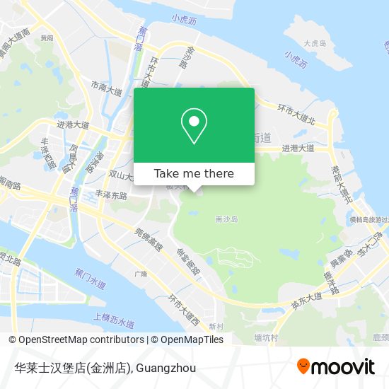 华莱士汉堡店(金洲店) map