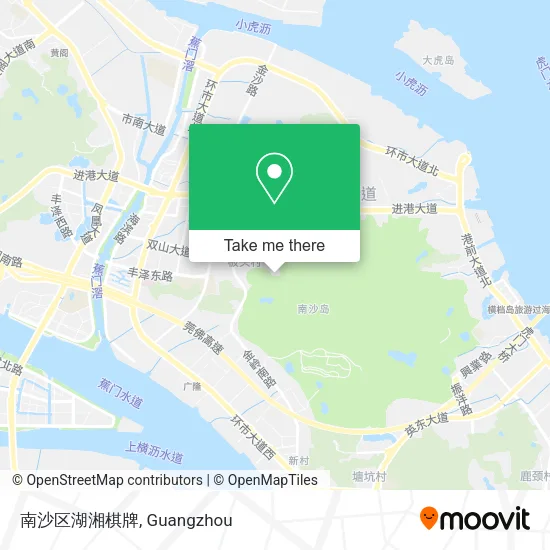 南沙区湖湘棋牌 map