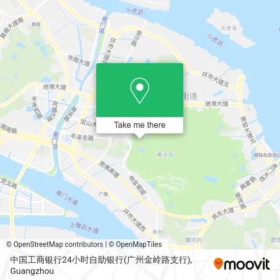 中国工商银行24小时自助银行(广州金岭路支行) map