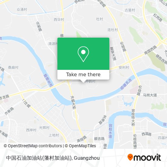 中国石油加油站(藩村加油站) map