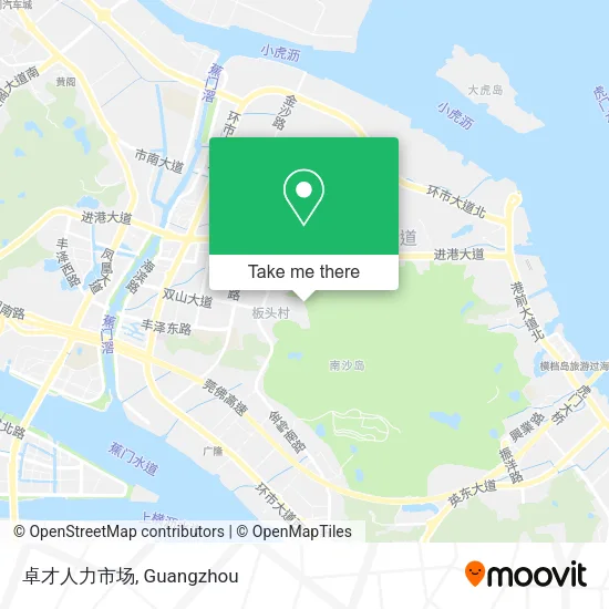 卓才人力市场 map