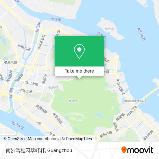 南沙碧桂园翠畔轩 map