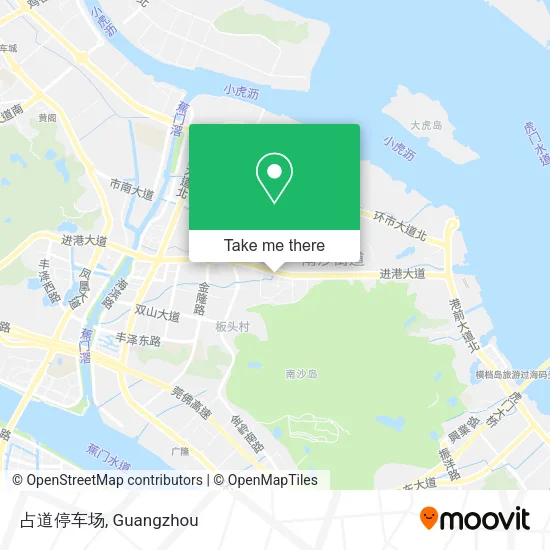 占道停车场 map