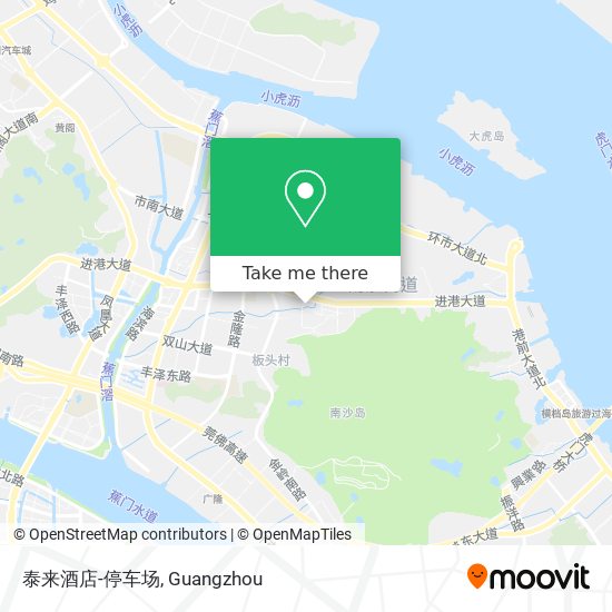 泰来酒店-停车场 map