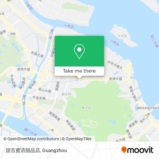 甜言蜜语甜品店 map