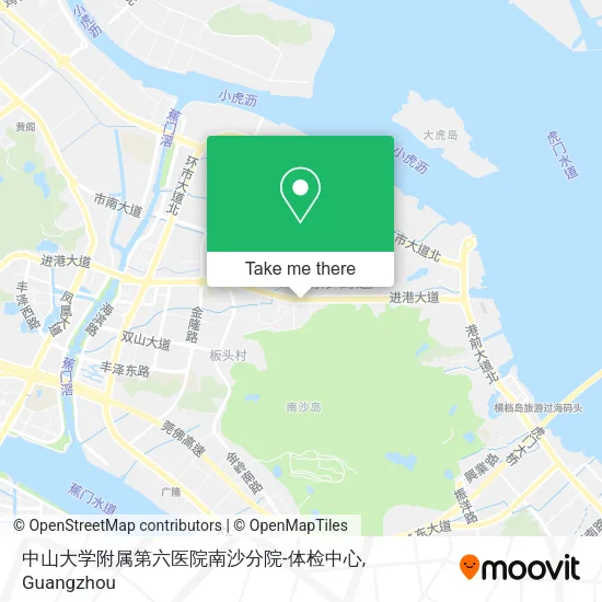 中山大学附属第六医院南沙分院-体检中心 map