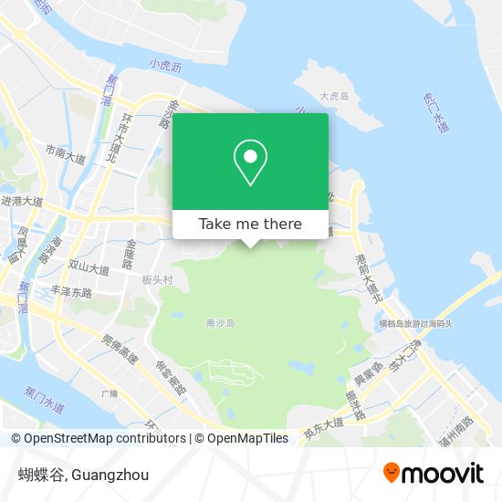 蝴蝶谷 map