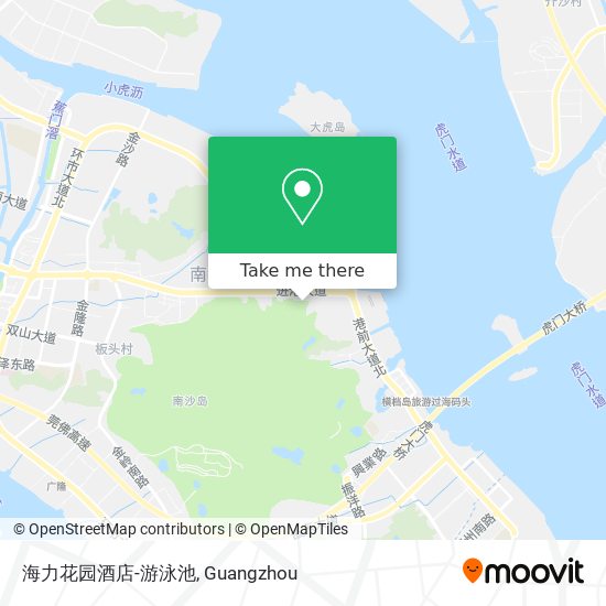 海力花园酒店-游泳池 map
