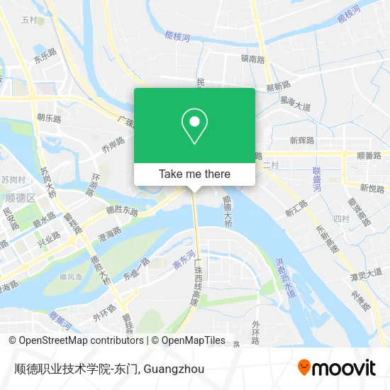 顺德职业技术学院-东门 map