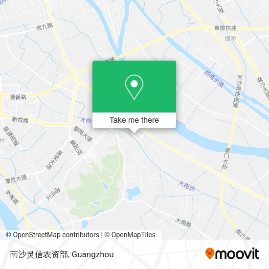 南沙灵信农资部 map
