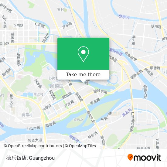 德乐饭店 map