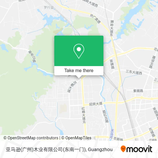 亚马逊(广州)木业有限公司(东南一门) map