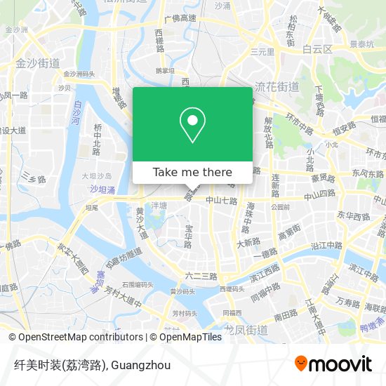 纤美时装(荔湾路) map