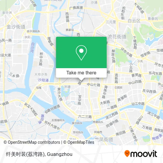 纤美时装(荔湾路) map