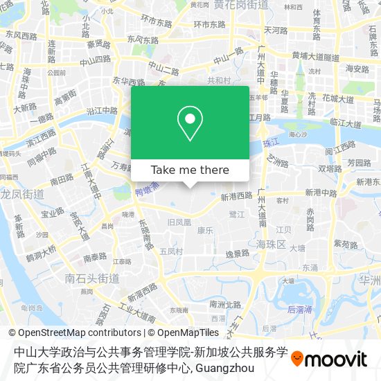 中山大学政治与公共事务管理学院-新加坡公共服务学院广东省公务员公共管理研修中心 map