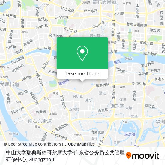 中山大学瑞典斯德哥尔摩大学-广东省公务员公共管理研修中心 map
