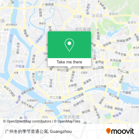 广州冬的季节普通公寓 map