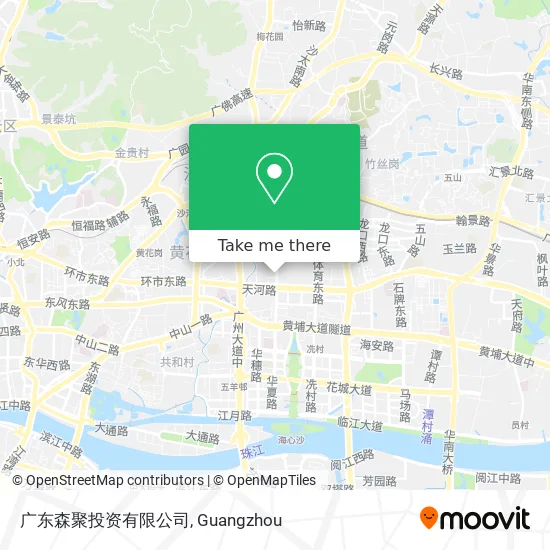 广东森聚投资有限公司 map