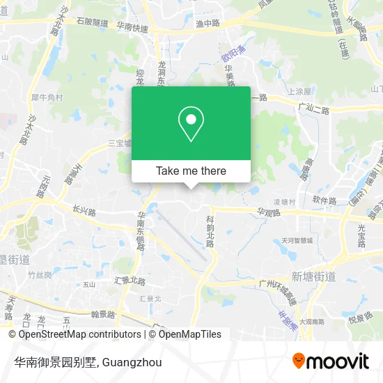 华南御景园别墅 map