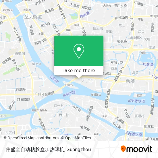 伟盛全自动粘胶盒加热啤机 map