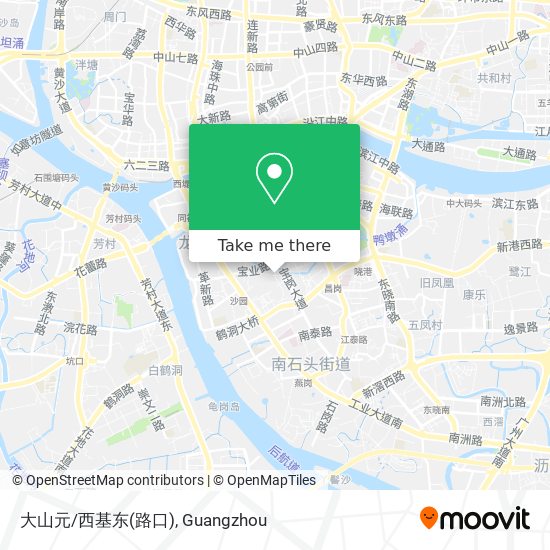 大山元/西基东(路口) map