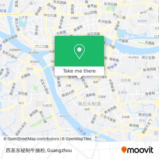 西基东秘制牛腩粉 map