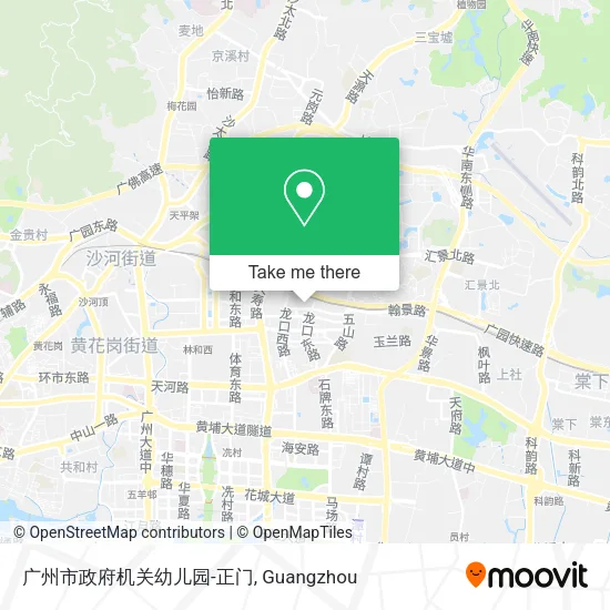 广州市政府机关幼儿园-正门 map