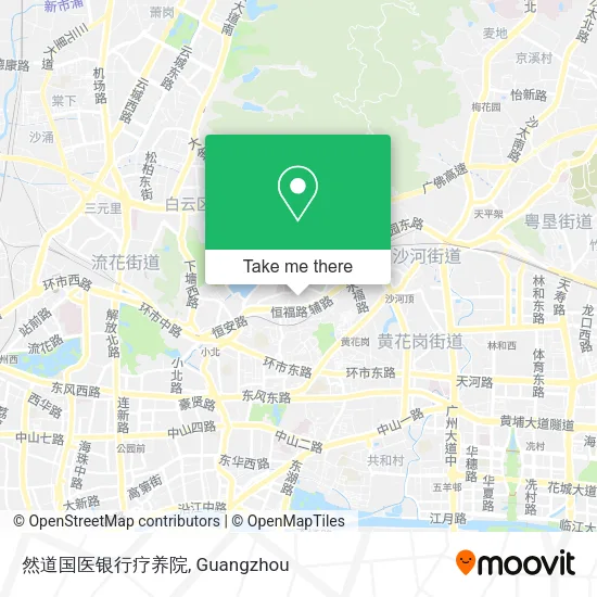 然道国医银行疗养院 map