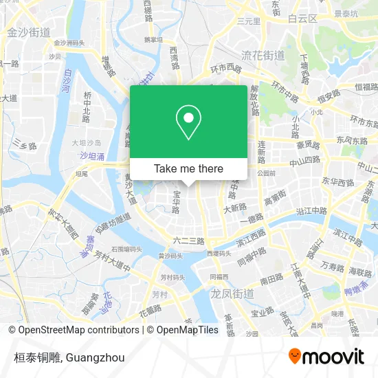 桓泰铜雕 map